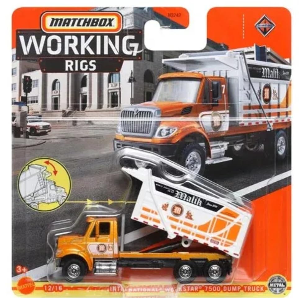 Amazon.com: Matchbox International Workstar 7500 Dump Truck